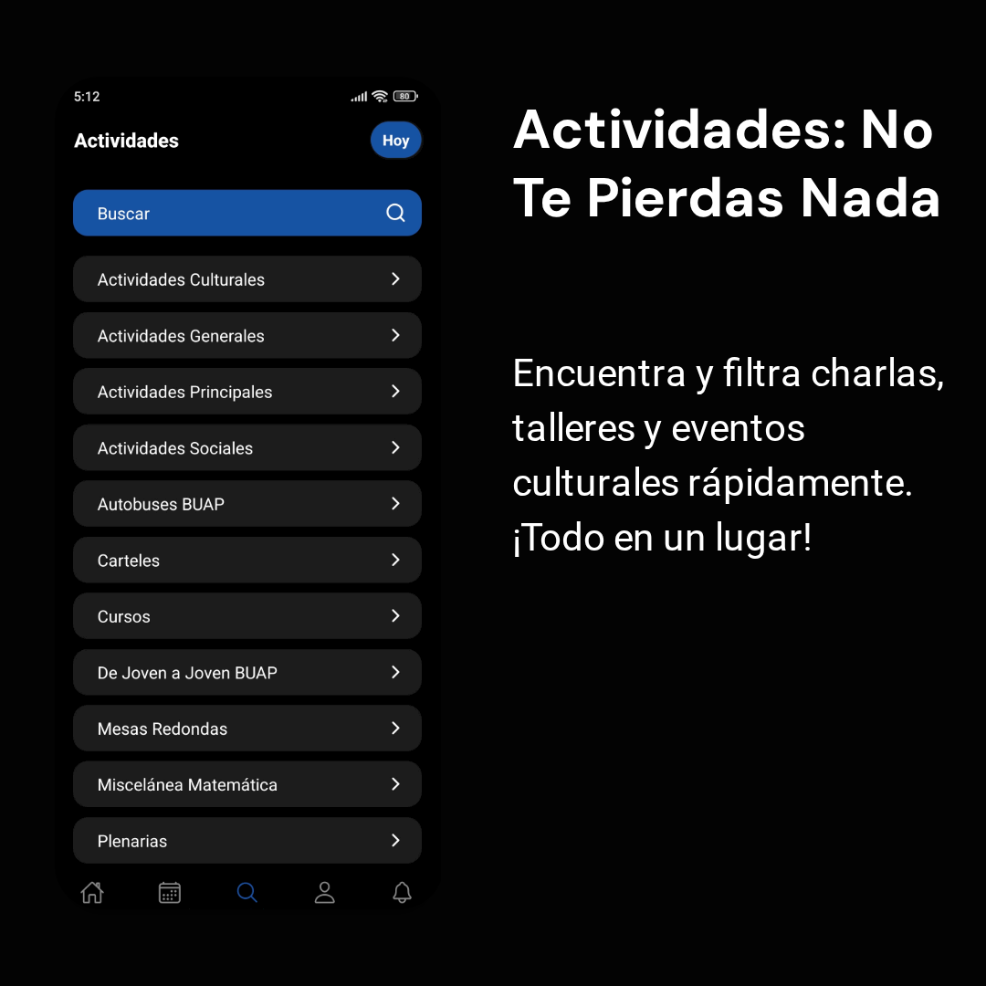 Congresos screenshot 2