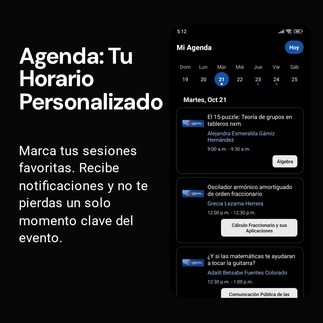 Congresos screenshot 3